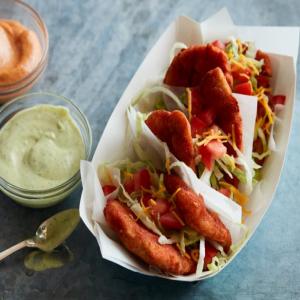 Naked Flaming Hot Chicken Chalupas image