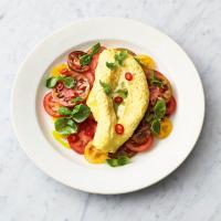 Scrambled egg omelette_image