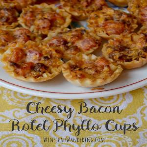 CHEESY BACON ROTEL PHYLLO CUPS_image