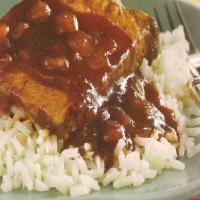 Smothered Pork Chops Over Rice_image