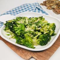 Quick and Easy Garlic Broccoli with Parmesan image