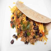 Mexican Black Bean and Turkey Wraps image