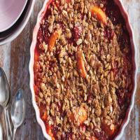 Strawberry and Apricot Crisp with Pine-Nut Crumble image