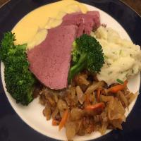 Corned Silverside with Old Fashioned Mustard Sauce_image