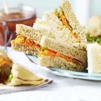 Carrot & raisin sandwiches image