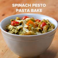 Spinach Pesto Pasta Bake Recipe by Tasty image