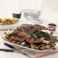 Roasted Turkey with Garlic-herb Butter_image