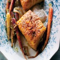Seared Halibut with Coriander & Carrots image