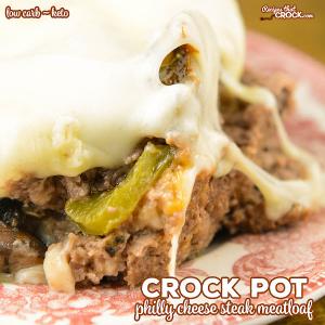 Crock Pot Philly Cheese Steak Meatloaf (Low Carb) - Recipes That Crock!_image