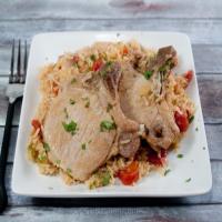 Pressure Cooker Pork Chops and Rice Recipe - (4.8/5) image