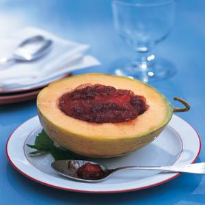 Charentais Melons with Cassis Gelee_image