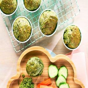 Spinach savoury muffins image