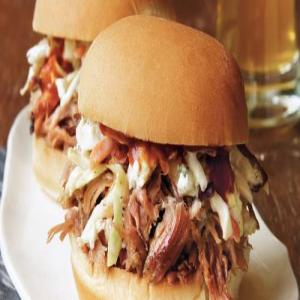 BBQ Pork Sliders with Blue Cheese Slaw_image