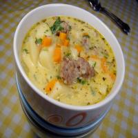 Cheesy Sausage & Potato Soup image