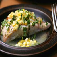 Roasted Fish With Brown Butter Corn image