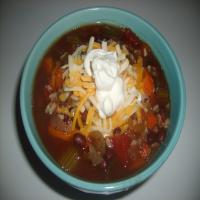 Crock Pot Black Beans and Rice Soup image