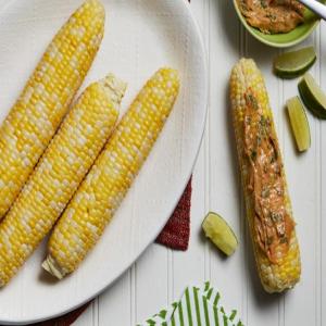 Corn with Chipotle-Lime Butter image