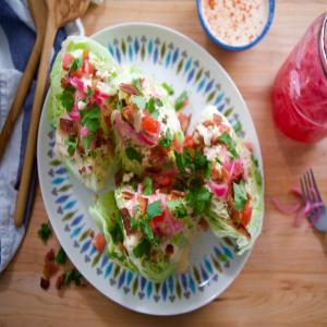 Wedge Salad with Bacon and Feta Cream_image