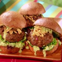 Malaysian Indian Curry-Spiced Beef Burgers image