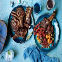 Lamb Chops Scottadito with Charred Cherry Tomatoes image