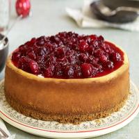 Cinnamon & Cranberry Cheesecake image