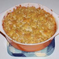 Kree's Baked Macaroni and Soy Cheese_image