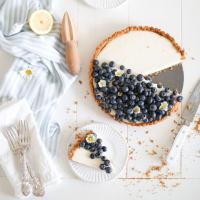 No-Bake Lemon Blueberry Cheesecake_image