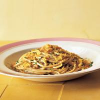 Linguine with Garlic, Breadcrumbs, and Anchovies image