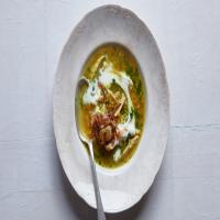 Chicken-Lentil Soup With Jammy Onions_image