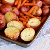 Roasted Carrots and Potatoes image