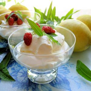 Lemon Verbena Syllabub for Lazy Summer Days or Dinner Parties! image
