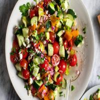 Chopped Cucumber and Tomato Salad_image