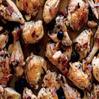 Roast Chicken with Pancetta and Olives_image