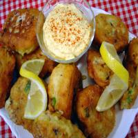 West Indies Fish Cakes With Curry Aioli image