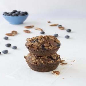 Low Fat Blueberry Nut Crunch Muffins_image
