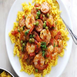 Shrimp and Sausage Spanish Rice_image