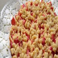 German Rhubarb Streusel Cake_image