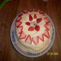 Watermelon, Strawberry & Kiwi Cake With Watermelon Icing image