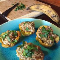 Tostones Rellenos (Stuffed Plantain Cups) image
