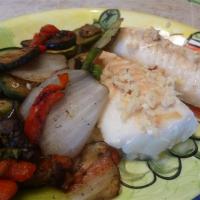 Cod with Lemon, Garlic, and Chives image