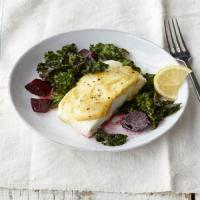 Halibut with Roasted Beets image
