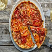 Tomato and Roasted Garlic Pie image