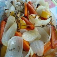 Lemon Roasted Onions & Carrots image