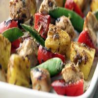 Skinny Apricot Chicken Kabobs image