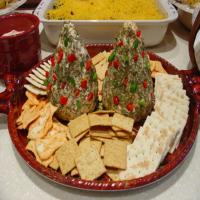Appetizer Cheese Trees or Snowmen image