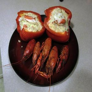 Kat's Seafood Stuffed Red Bell Peppers_image