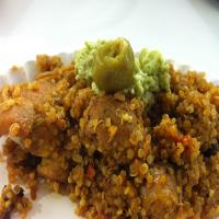 Arroz Con Pollo With Salsa Verde (Rice and Chicken Casserole) image