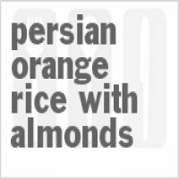 Persian Orange Rice With Almonds_image