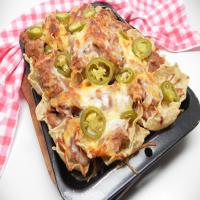 Easy Nachos with Refried Beans image