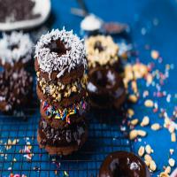 Baked Double Chocolate Donuts (Gluten Free) image